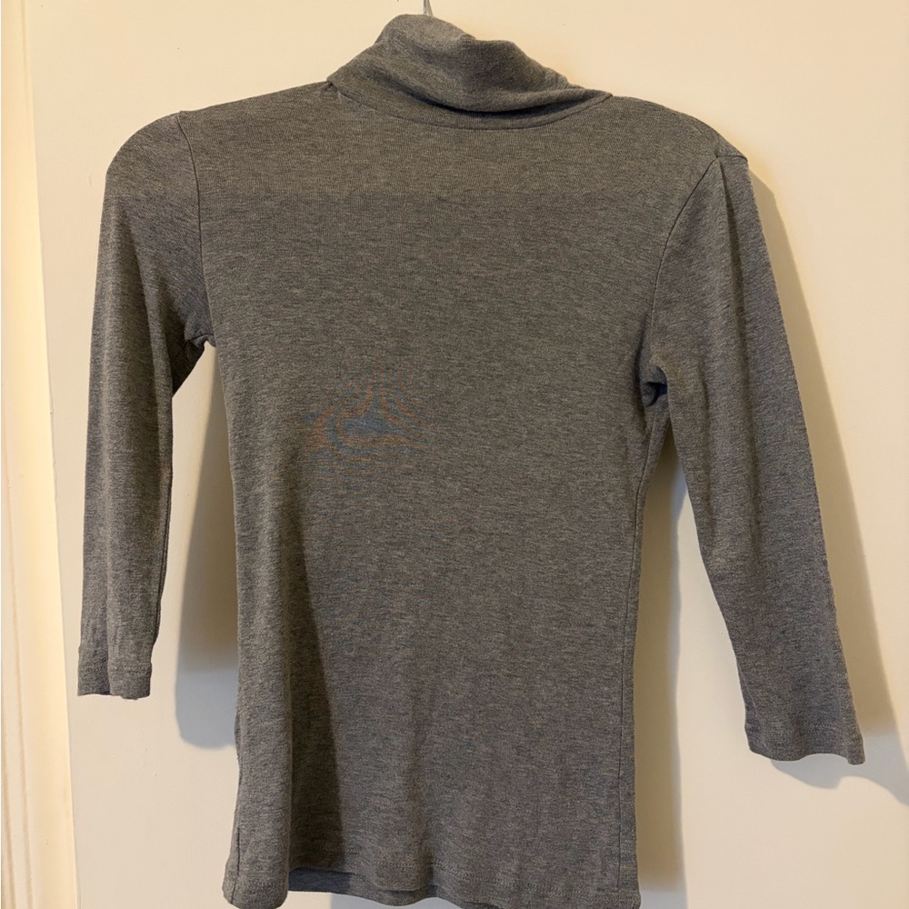 GAP Women’s XS Gray Turtleneck Long Sleeve Top